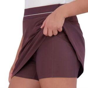Soybu Women's Athletic Mini Skirt in Chocolate
